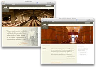 Robert Mondavi Wines Website